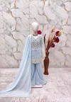 Oc 247 Heavy Faux Georgette Kids Wear Plazo Suits